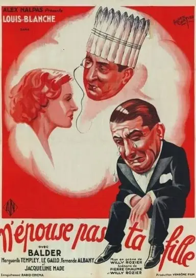 N'épouse pas ta fille poster