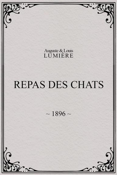 Repas des chats poster