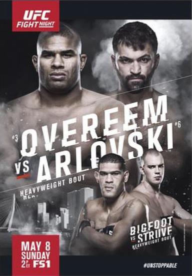 UFC Fight Night 87: Overeem vs. Arlovski poster