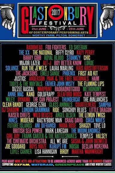 King Gizzard And The Lizard Wizard at Glastonbury 2017 poster