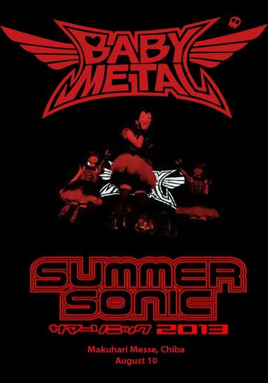 BABYMETAL - Live at Summer Sonic 2013 poster