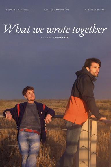 What We Wrote Together poster