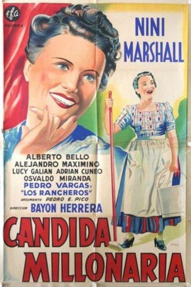 Cándida millonaria poster