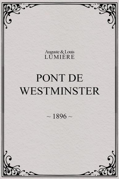 Pont de Westminster poster