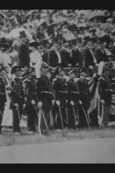 President McKinley Reviewing the Troops at the Pan-American Exposition poster