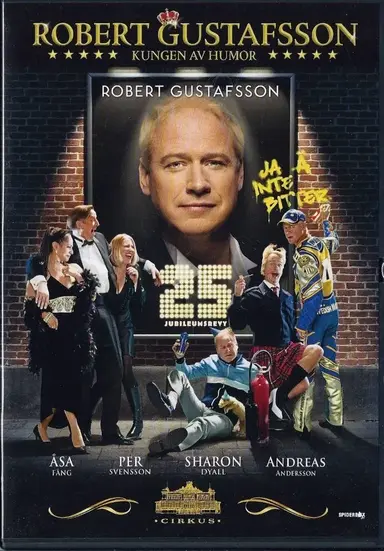 Robert Gustafsson 25 års jubileumsrevy poster