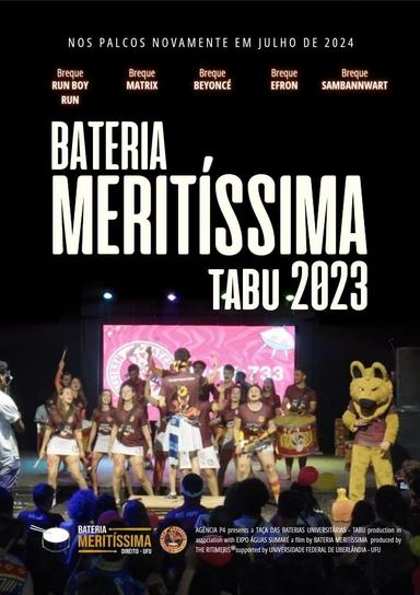 Bateria Meritíssima TABU 2023 poster