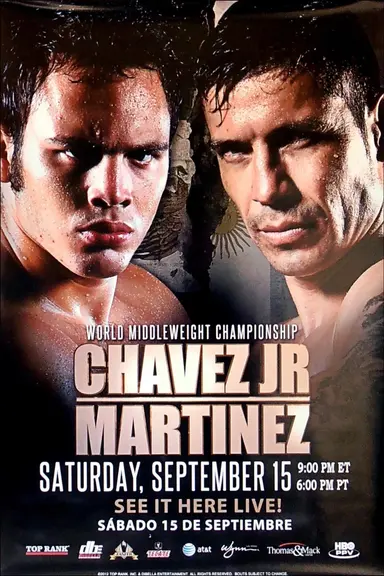Julio Cesar Chavez Jr. vs. Sergio Martinez poster