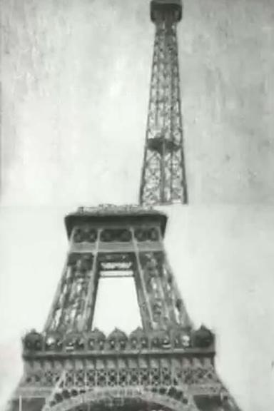 Panorama of Eiffel Tower poster