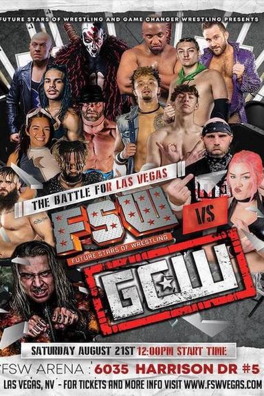 The Battle For Las Vegas FSW vs GCW poster