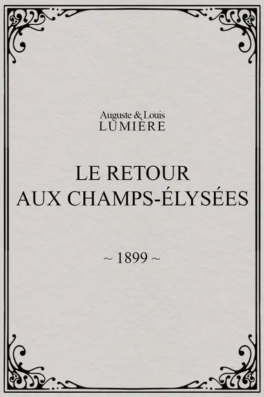 The Return to Champs-Élysées poster