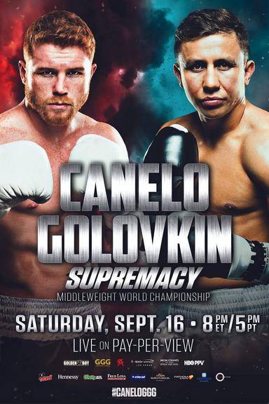 Canelo Alvarez vs. Gennady Golovkin poster