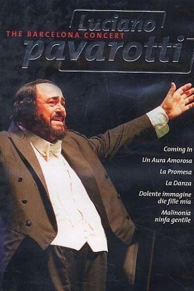 Luciano Pavarotti - The Barcelona Concert in 2002 poster