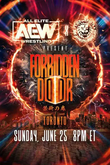 AEW x NJPW Present Forbidden Door poster