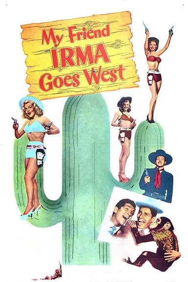 My Friend Irma Goes West poster