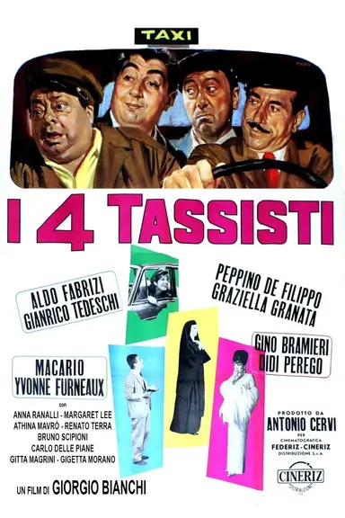 I 4 tassisti poster