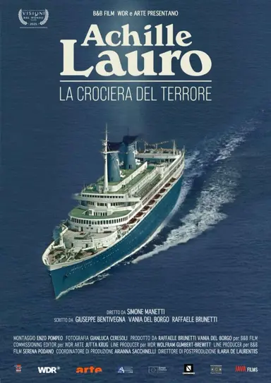 Achille Lauro - The terror cruise poster
