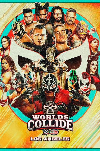 WWE/AAA Worlds Collide 2025 poster