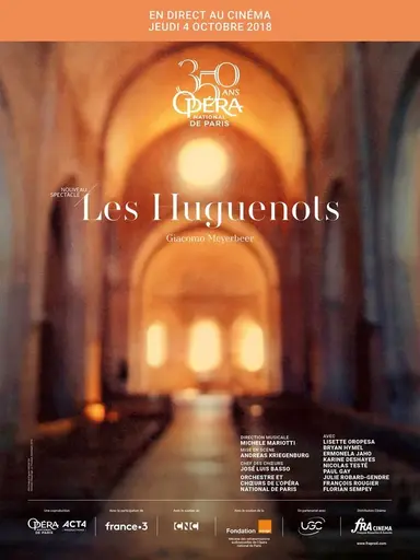 Opéra National de Paris: Meyerbeer's Les Huguenots poster