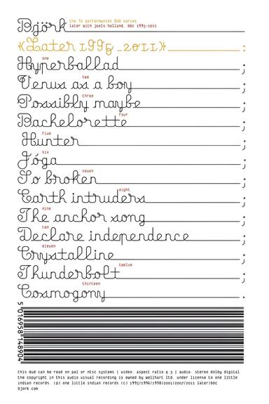 Björk: Later 1995-2011 poster