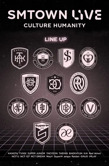 SMTOWN LIVE "Culture Humanity" poster