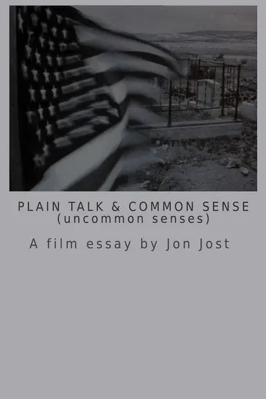 Plain Talk and Common Sense (uncommon senses) poster