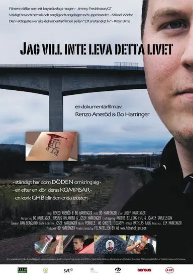 Jag vill inte leva detta livet poster